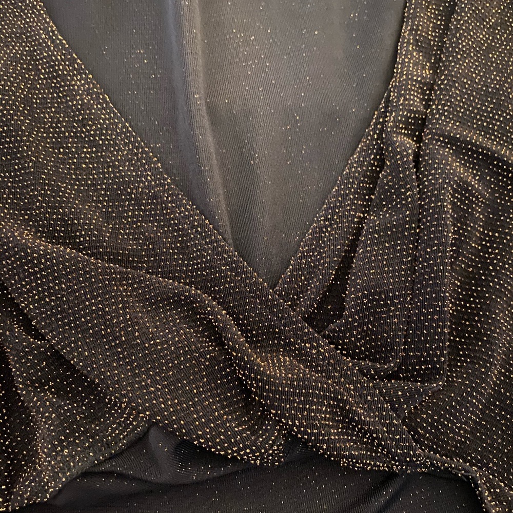 Abbeline Sparkly Criss Cross Top - Picture 3 of 4